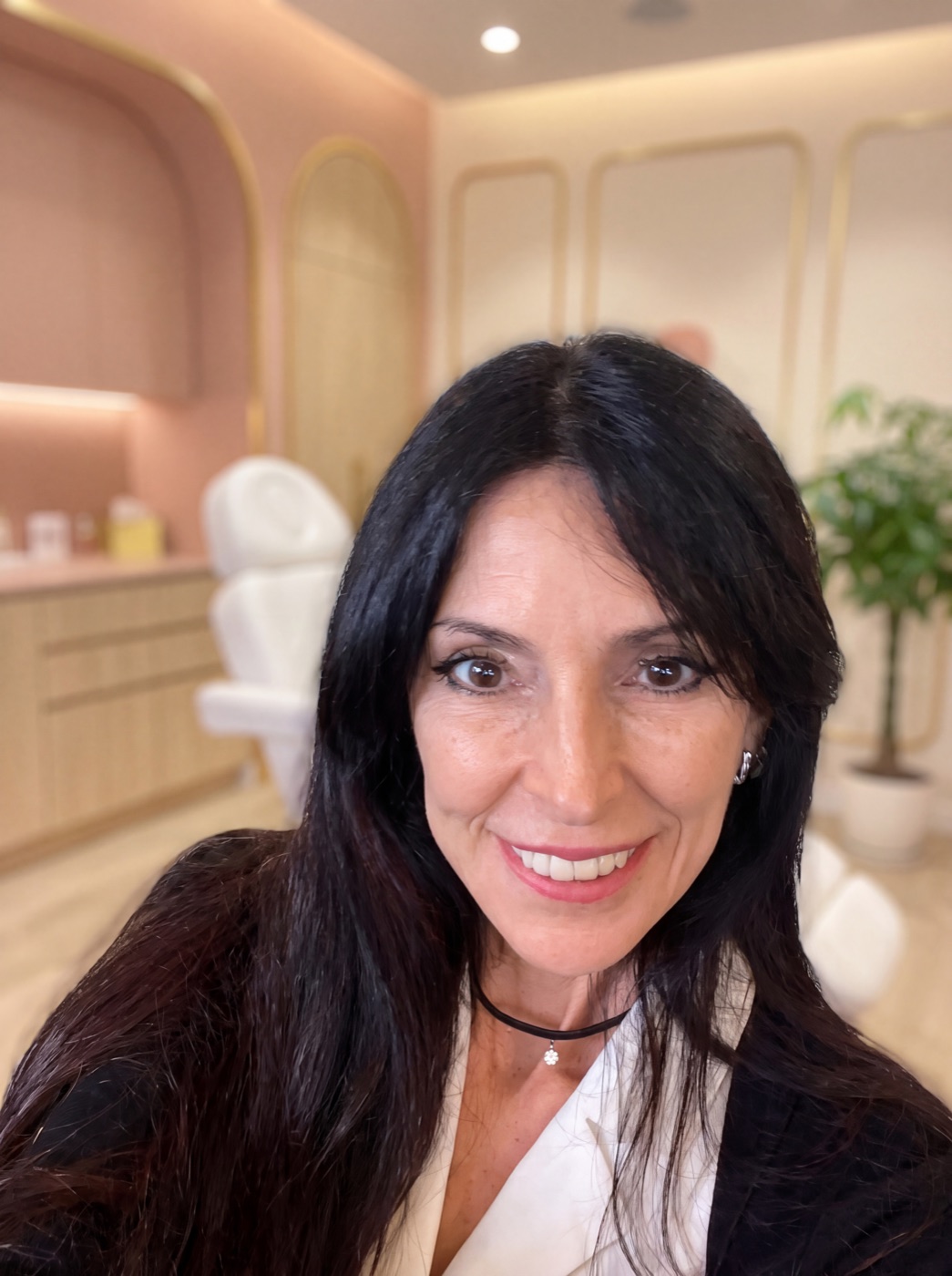 Dra. Nancy Scatena en su consultorio